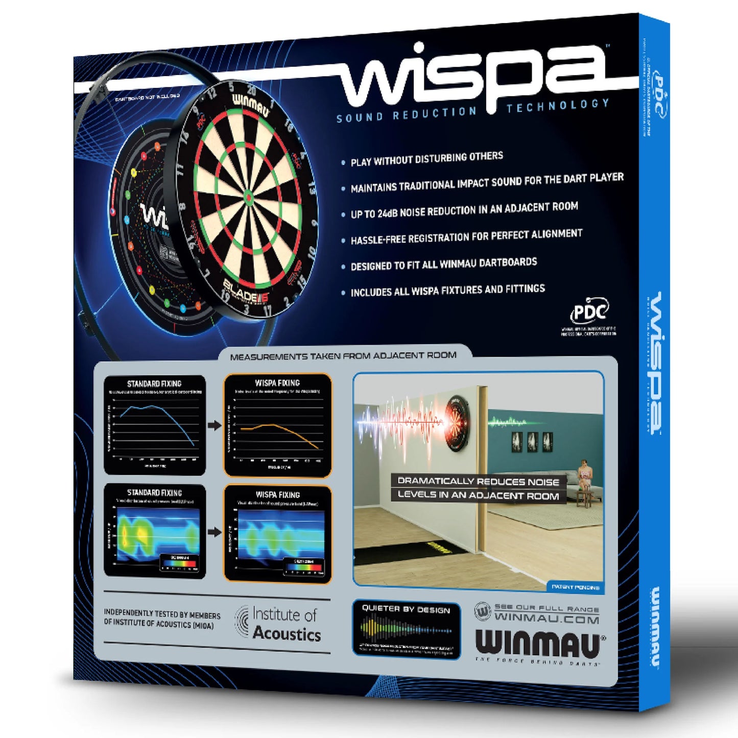 Wispa™ Dartboard Sound Reduction