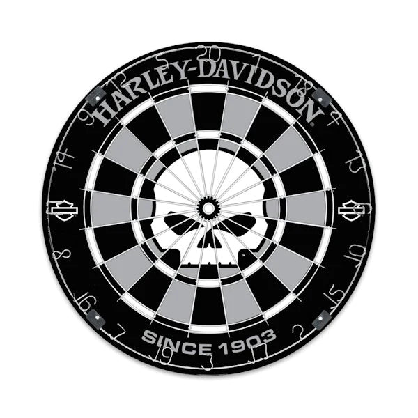 Harley Davidson - Skull Traditional Dartboard