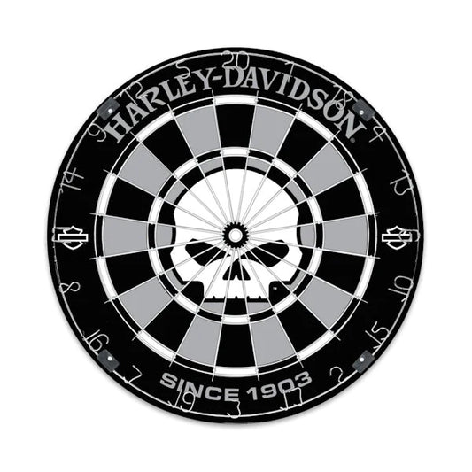 Harley Davidson - Skull Traditional Dartboard